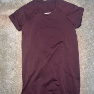 maroon swiftly lulu tech size 6